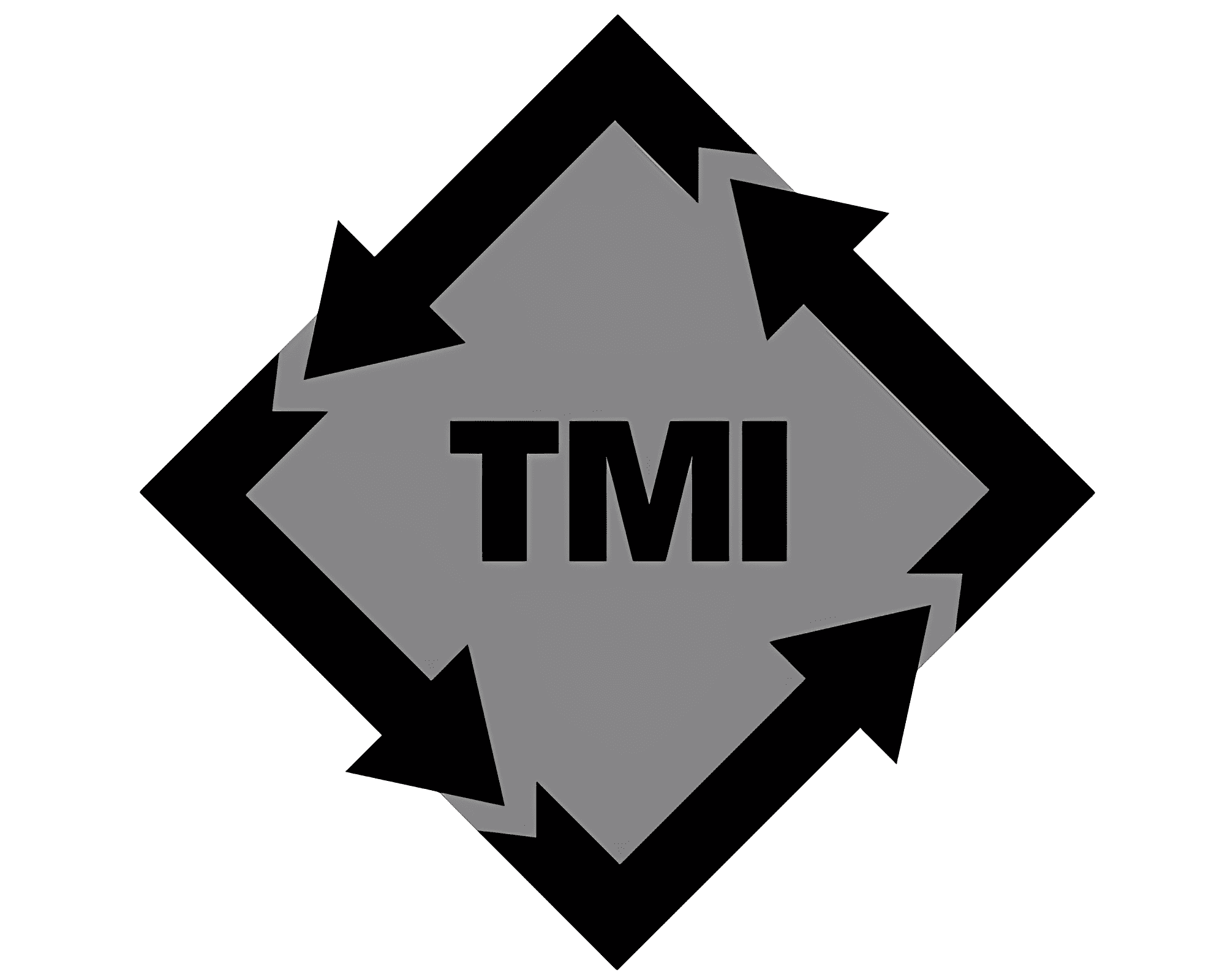 TMI logo with circular arrows design.